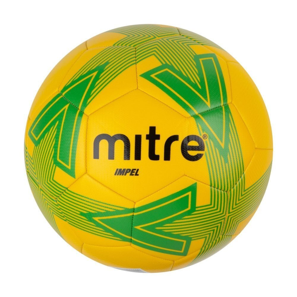 Product Image 1 - MITRE IMPEL FOOTBALL - YELLOW / GREEN (SIZE 3)