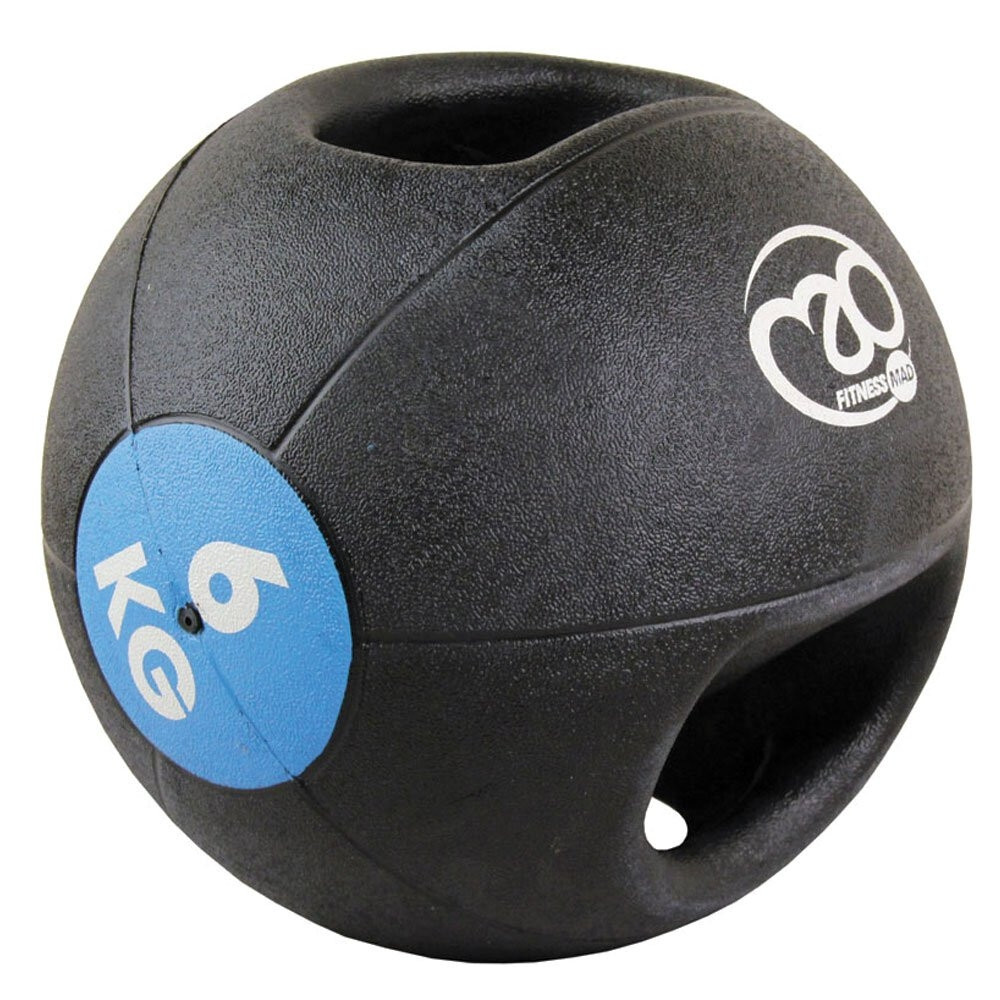 Product Image 1 - MAD RUBBER DOUBLE GRIP MEDICINE BALL (6kg)