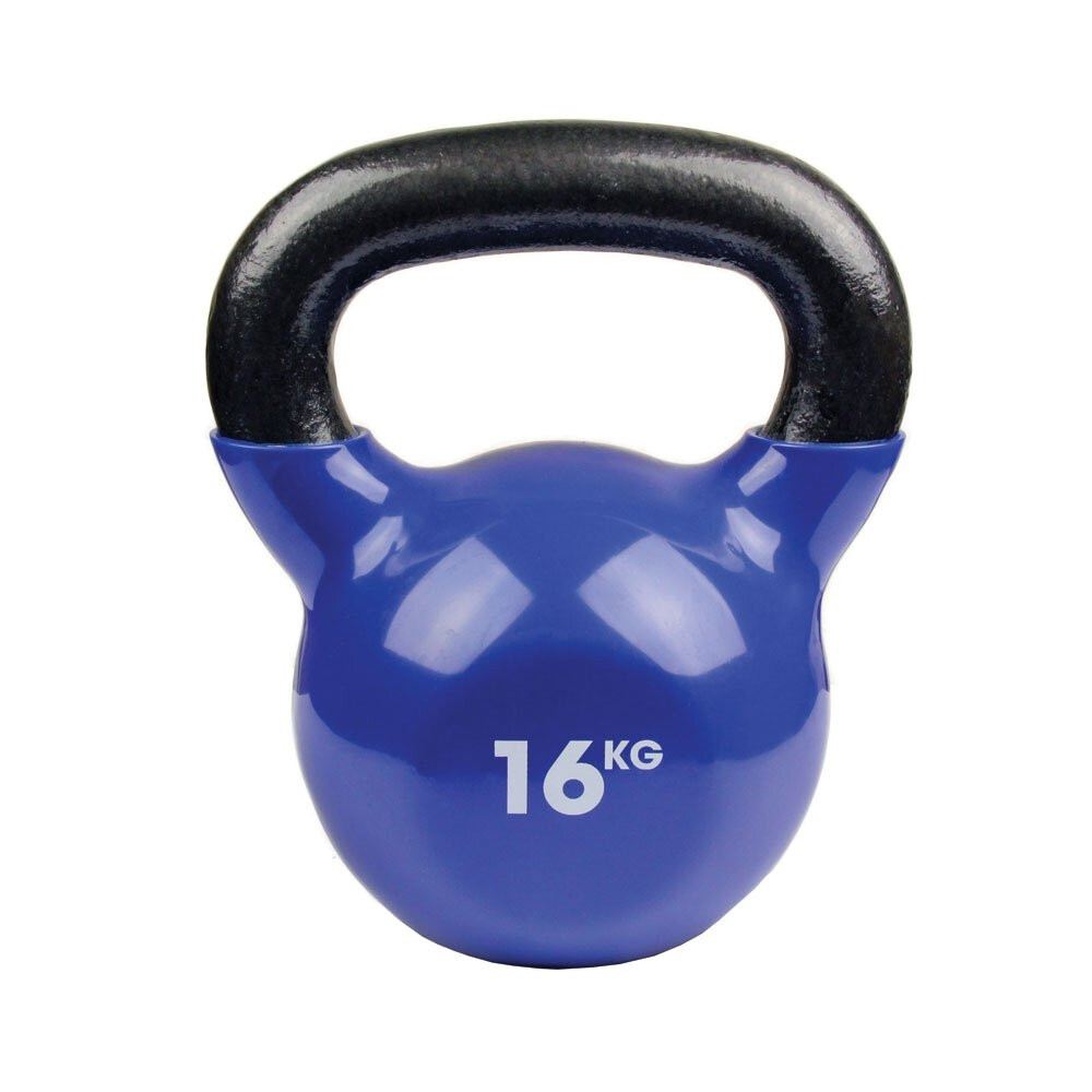 Product Image 1 - MAD VINYL COVERED KETTLEBELL - BLUE (16kg)