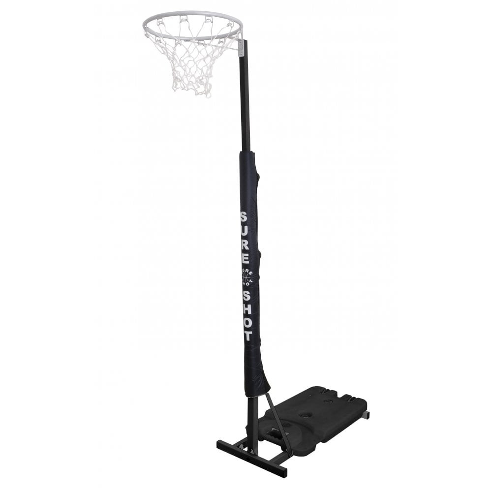 Product Image 1 - SURE SHOT EASIPLAY NETBALL POST - BLACK/SILVER