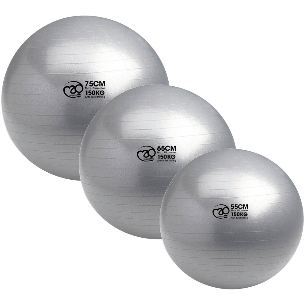 MAD 150kg ANTI-BURST SWISS BALLS & PUMP - Gym / Swiss Balls - J. P. Lennard  Ltd