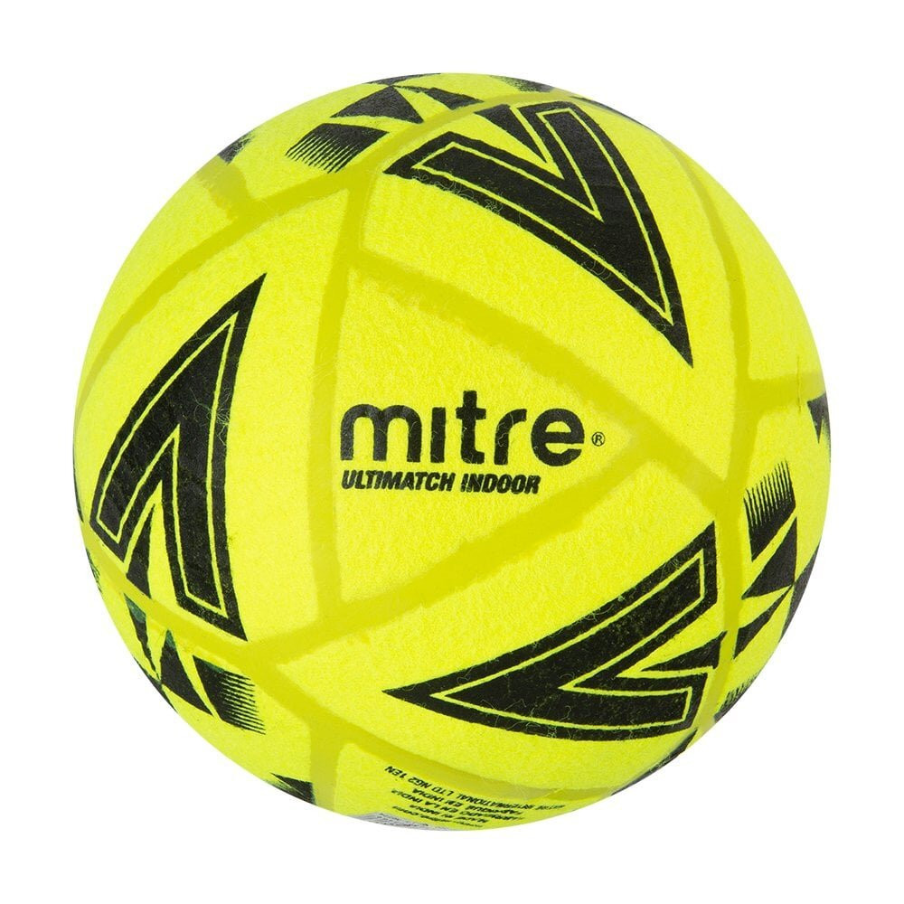 Product Image 1 - MITRE ULTIMATCH INDOOR FOOTBALL - YELLOW / BLACK (SIZE 4)
