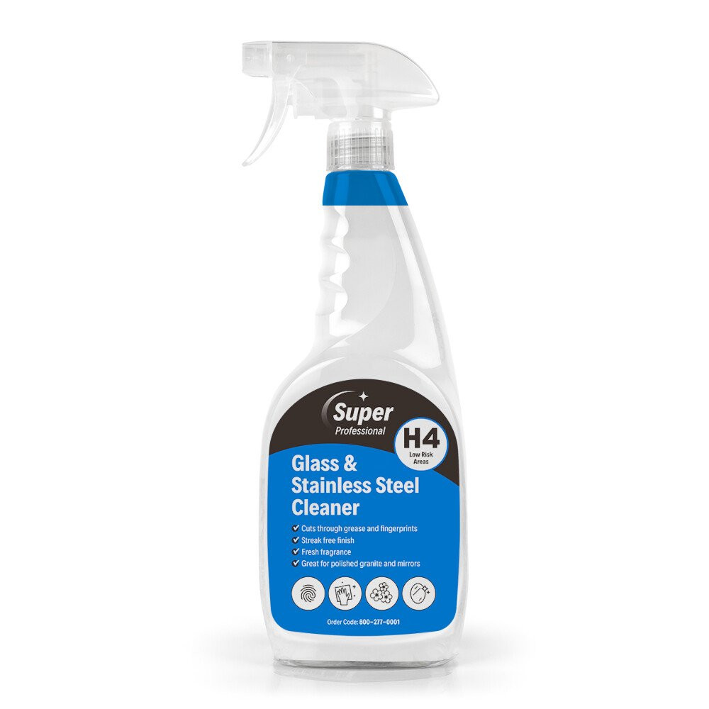 Product Image 1 - MIRIUS SUPER PROFESSIONAL H4 GLASS & STAINLESS STEEL CLEANER (750ml)