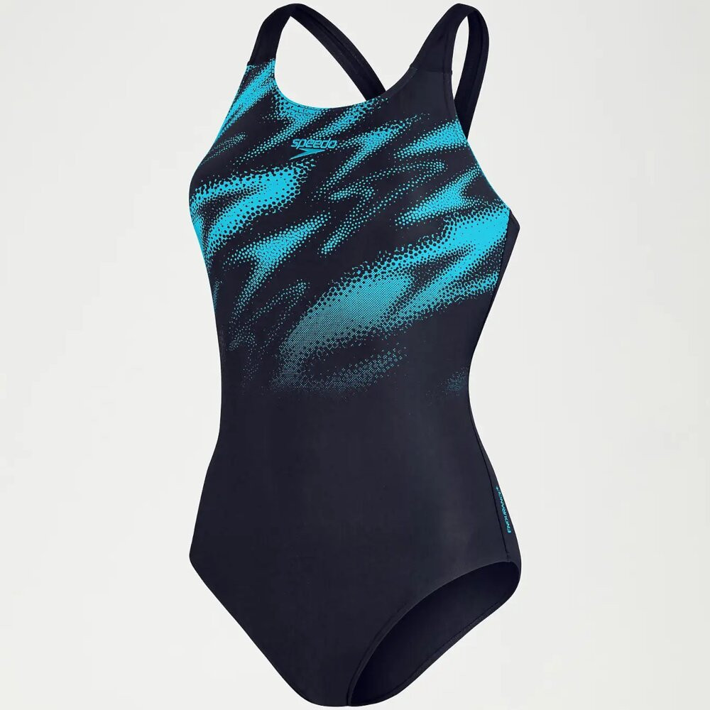 Product Image 1 - SPEEDO ECO ENDURANCE+ HYPERBOOM PLACEMENT MUSCLEBACK SWIMSUIT - NAVY/BLUE