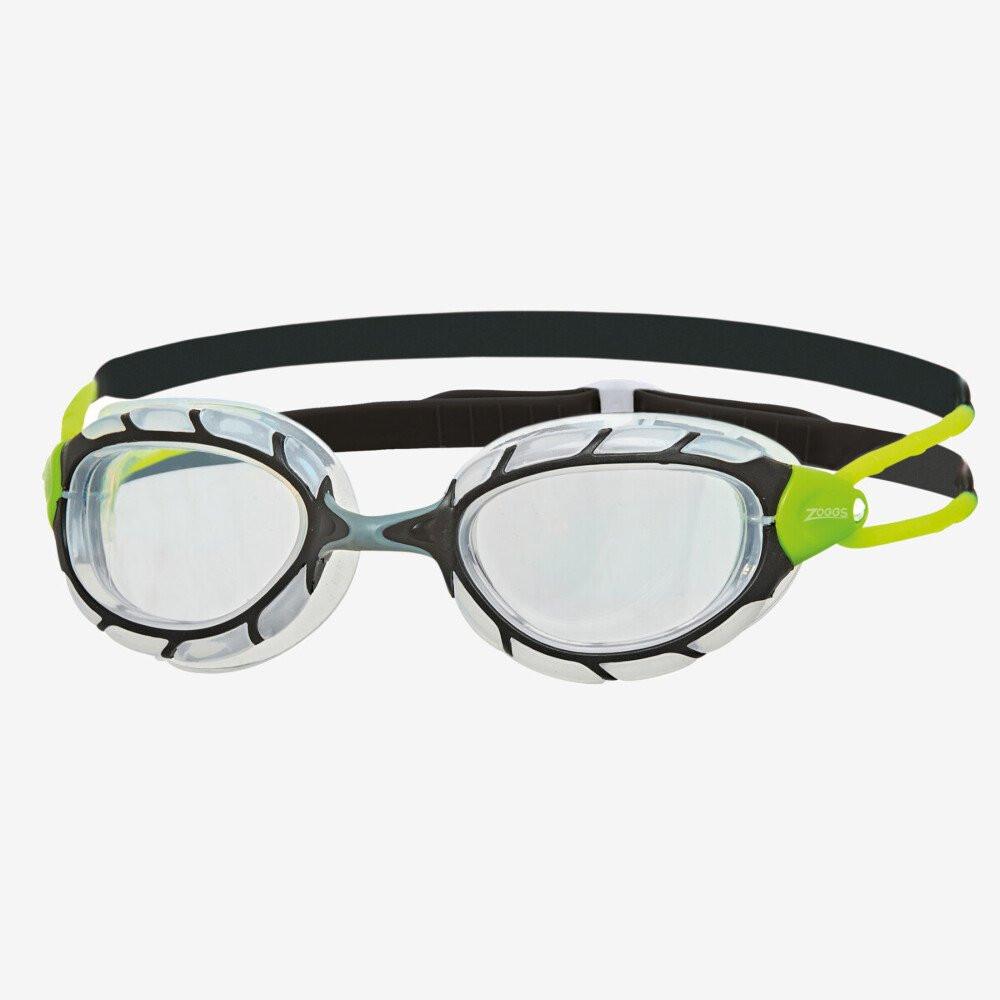 Product Image 1 - ZOGGS PREDATOR GOGGLES - BLACK/GREEN/CLEAR LENS