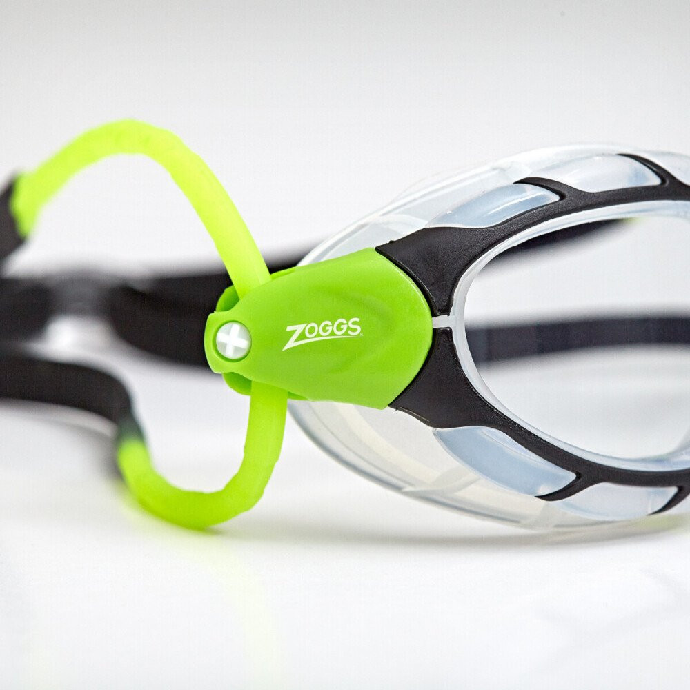 Product Image 2 - ZOGGS PREDATOR GOGGLES - BLACK/GREEN/CLEAR LENS