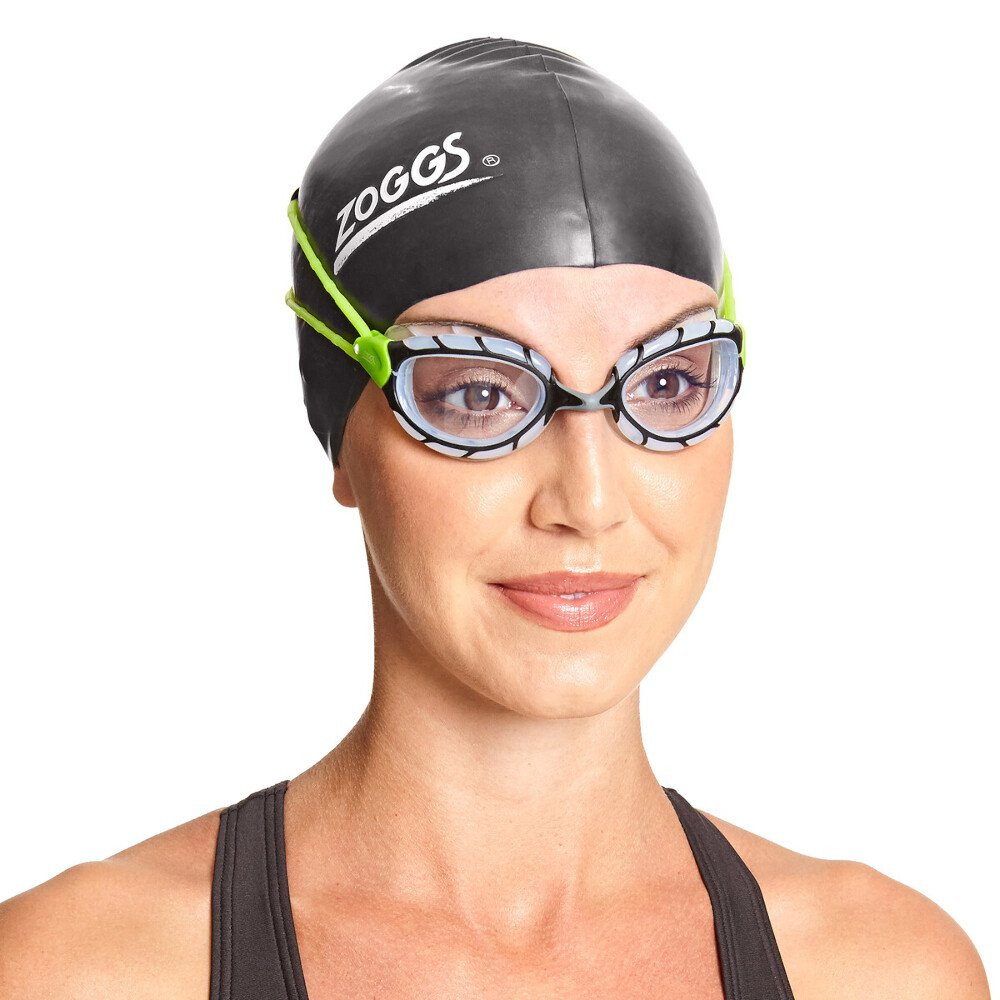Product Image 4 - ZOGGS PREDATOR GOGGLES - BLACK/GREEN/CLEAR LENS