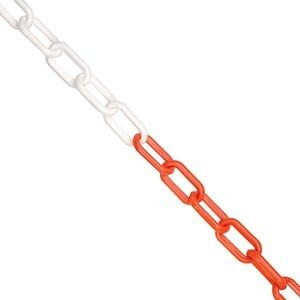 Product Image 1 - PLASTIC CHAIN LINK - RED/WHITE (25m)