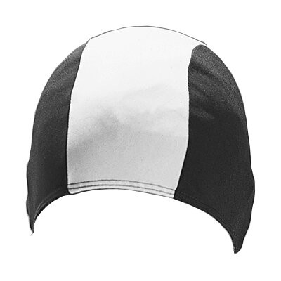 Product Image 1 - POLYESTER SWIM CAPS - BLACK/WHITE