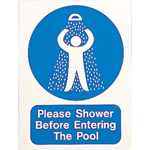 Product Image 1 - PLEASE SHOWER BEFORE ENTERING THE POOL SIGN