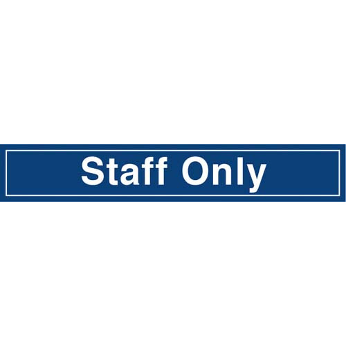 Product Image 1 - STAFF ONLY SIGN