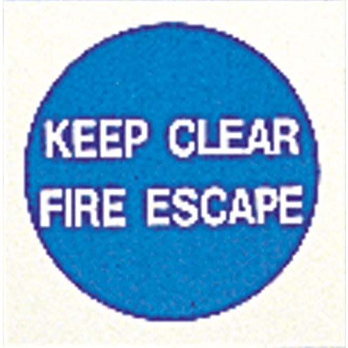 Product Image 1 - KEEP CLEAR FIRE EXIT SIGN