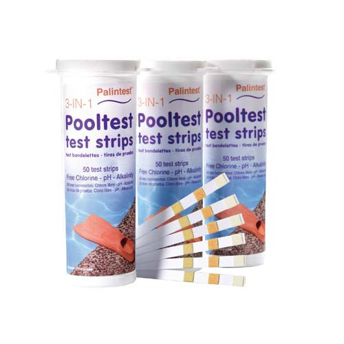 Product Image 1 - PALINTEST POOL AND SPA TEST STRIPS - 3-IN-1