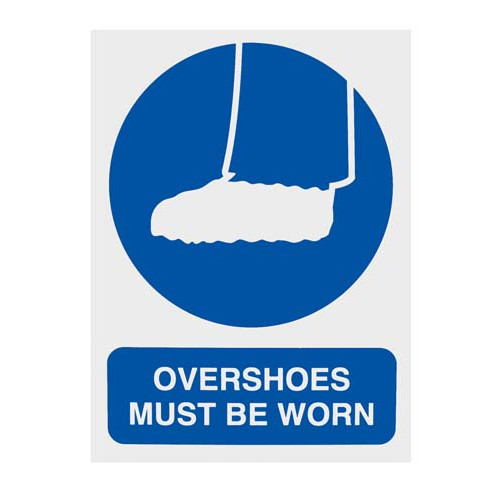 Product Image 1 - OVERSHOES MUST BE WORN SIGN