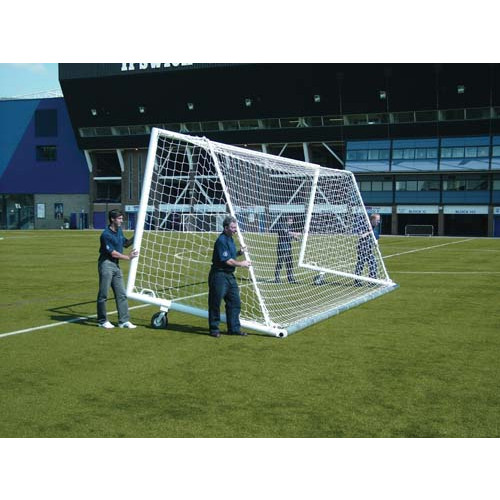 Product Image 2 - HARROD INTEGRAL WEIGHTED JUNIOR 11v11 FOOTBALL GOAL POSTS (6.40m x 2.13m)
