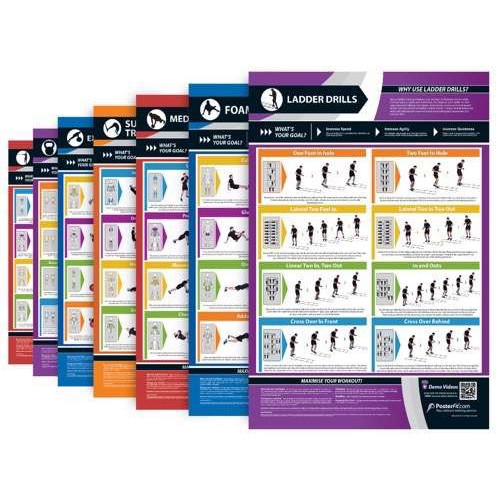 Product Image 1 - POSTERFIT FUNCTIONAL MOVEMENT CHART SET