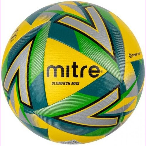 Product Image 1 - MITRE ULTIMATCH MAX FOOTBALL - YELLOW (SIZE 5)
