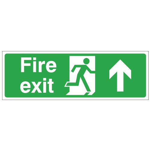 Product Image 1 - FIRE EXIT SIGN - UP (450 x 150mm)
