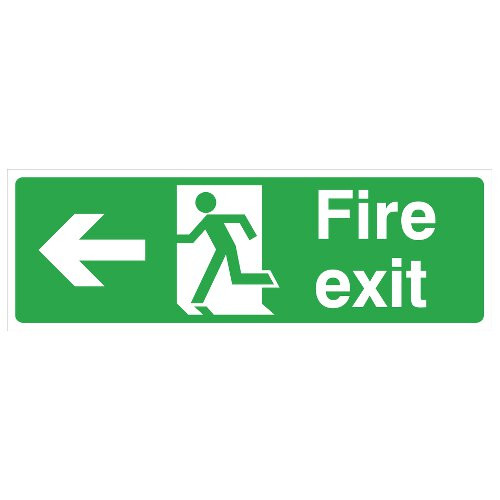 Product Image 1 - FIRE EXIT SIGN - LEFT (450 x 150mm)