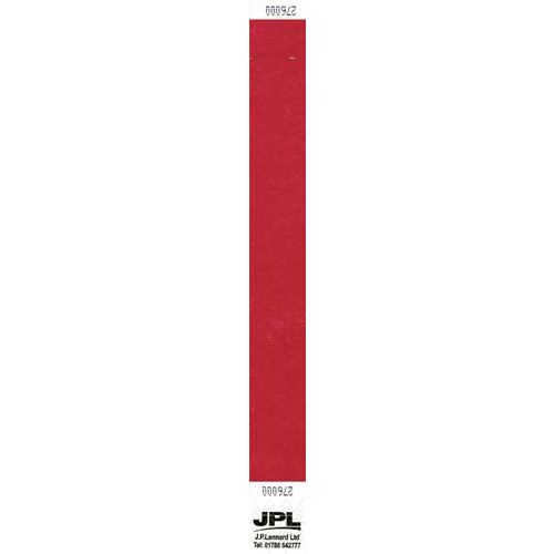Product Image 1 - TYVEK WRIST BANDS - RED