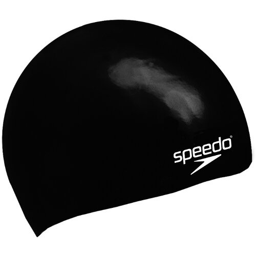Product Image 1 - SPEEDO JUNIOR MOULDED SILICONE SWIM CAPS - BLACK