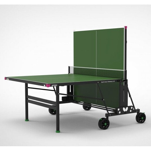 Product Image 2 - BUTTERFLY SPIRIT L22 ROLLAWAY INDOOR TABLE TENNIS TABLE - GREEN (22mm)