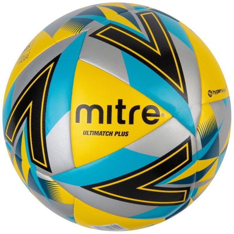 Product Image 1 - MITRE ULTIMATCH PLUS FOOTBALL - YELLOW (SIZE 5)