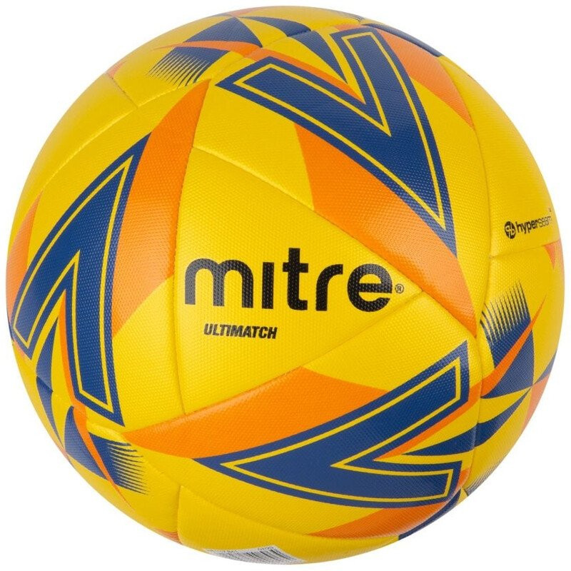 Product Image 1 - MITRE ULTIMATCH FOOTBALL - YELLOW (Size 4)