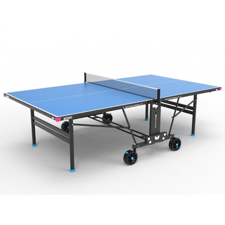 Product Image 1 - BUTTERFLY SPIRIT L19 ROLLAWAY INDOOR TABLE TENNIS TABLE - BLUE (19mm)
