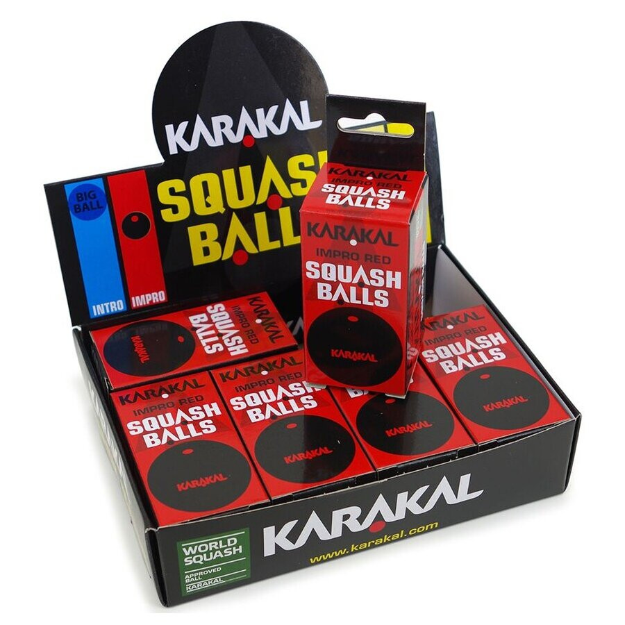 Product Image 1 - KARAKAL SQUASH BALLS - MEDIUM RED DOT