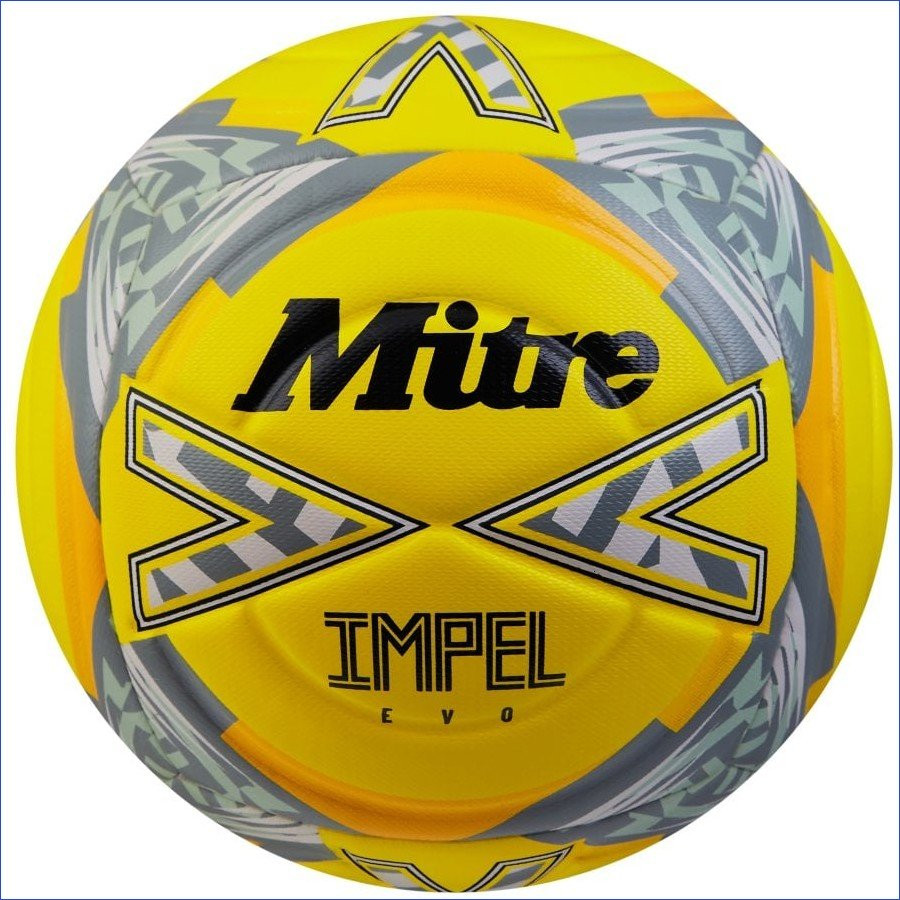Product Image 1 - MITRE IMPEL EVO FOOTBALL - YELLOW (Size 4)