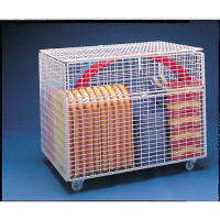 WIRE MESH EQUIPMENT TROLLEY (LARGE)