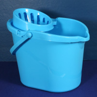 PLASTIC MOP BUCKET - BLUE (14L)