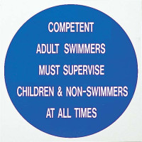 COMPETENT ADULT SWIMMERS SIGN