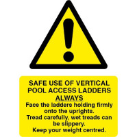 SAFE USE OF ACCESS LADDERS SIGN