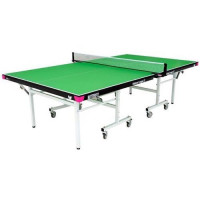 BUTTERFLY NATIONAL LEAGUE ROLLAWAY INDOOR TABLE TENNIS TABLE - GREEN (25mm)