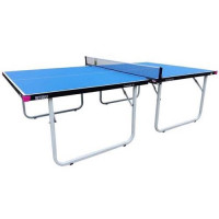 BUTTERFLY COMPACT WHEELAWAY INDOOR TABLE TENNIS TABLE - BLUE (19mm)