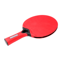 SURE SHOT MS OUTDOOR TABLE TENNIS BAT - RED