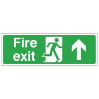 FIRE EXIT SIGN - UP (450 x 150mm)