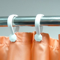 PLASTIC BUTTON CURTAIN RINGS