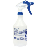 PVA GLASS & STAINLESS STEEL CLEANER - SPRAY BOTTLE ONLY