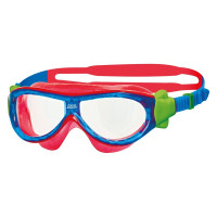ZOGGS PHANTOM KIDS GOGGLE MASKS - RED/BLUE/CLEAR