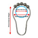 Thumbnail Image 3 - STAINLESS STEEL ROLLER BALL CURTAIN RINGS